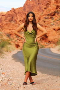 Hearts On Fire Olive Dress