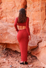 Load image into Gallery viewer, Morticia Red Dress
