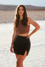Load image into Gallery viewer, Mabel Black Leather Skirt
